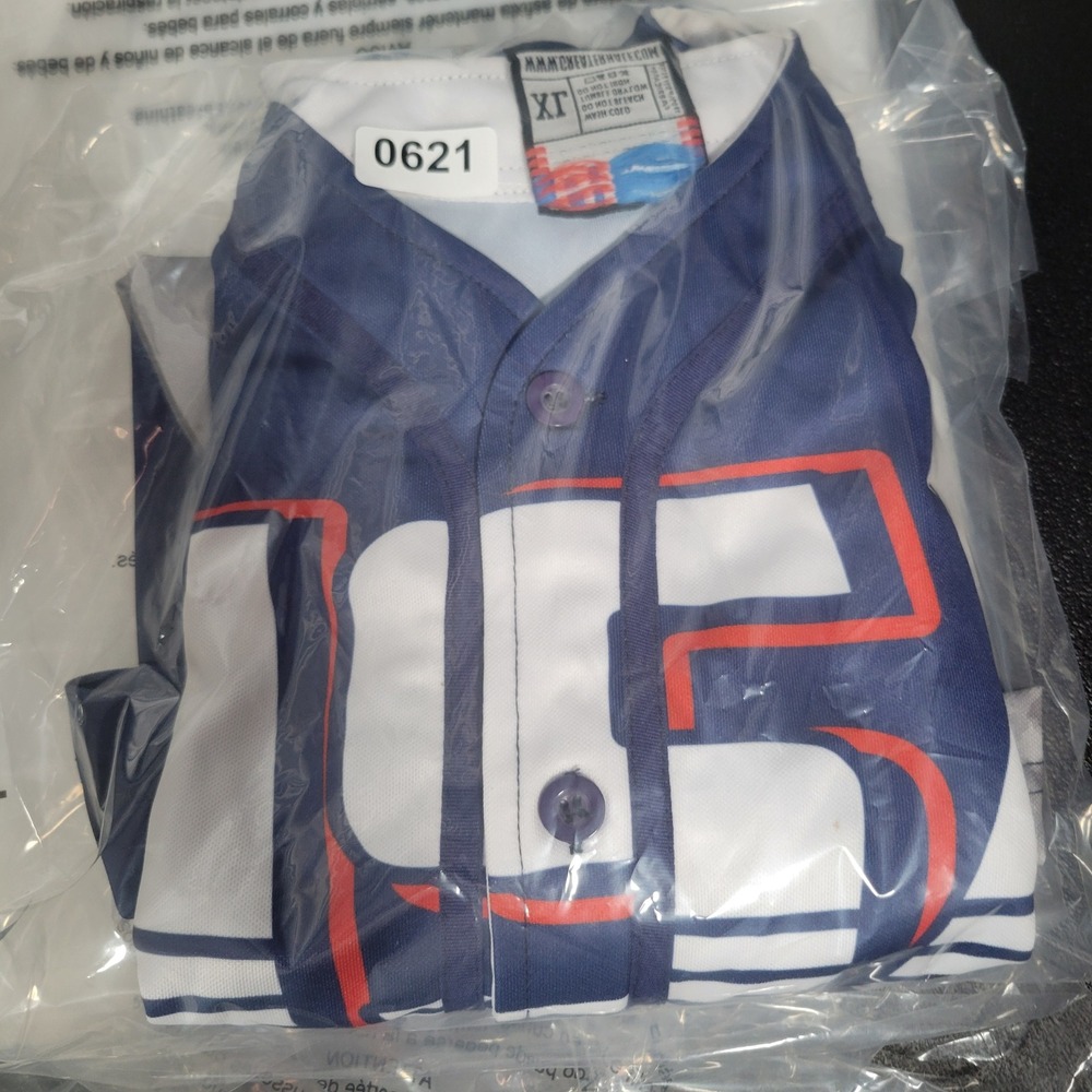 Greater Half Baseball Jersey Mens XL Blue USA Statue of Liberty America 1 Shirt - Picture 4 of 6